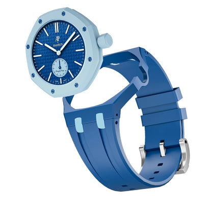 [Leaves]Royal Oak Pop Exclusive Bioceramic Case & Silicone Strap Mix Color