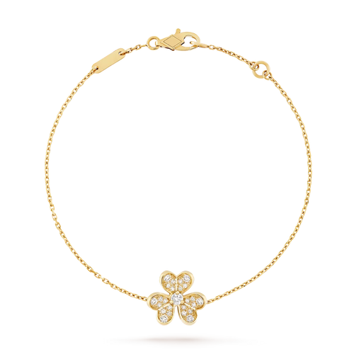 [Leaves]LUMINOUS BLOSSOM SINGLE-MOTIF CHARM BRACELET