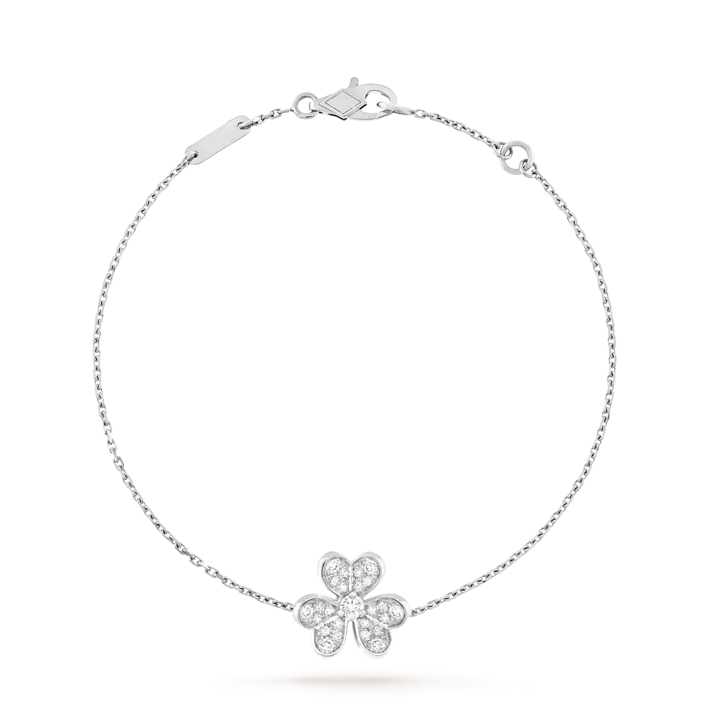 [Leaves]LUMINOUS BLOSSOM SINGLE-MOTIF CHARM BRACELET