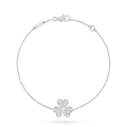 [Leaves]LUMINOUS BLOSSOM SINGLE-MOTIF CHARM BRACELET