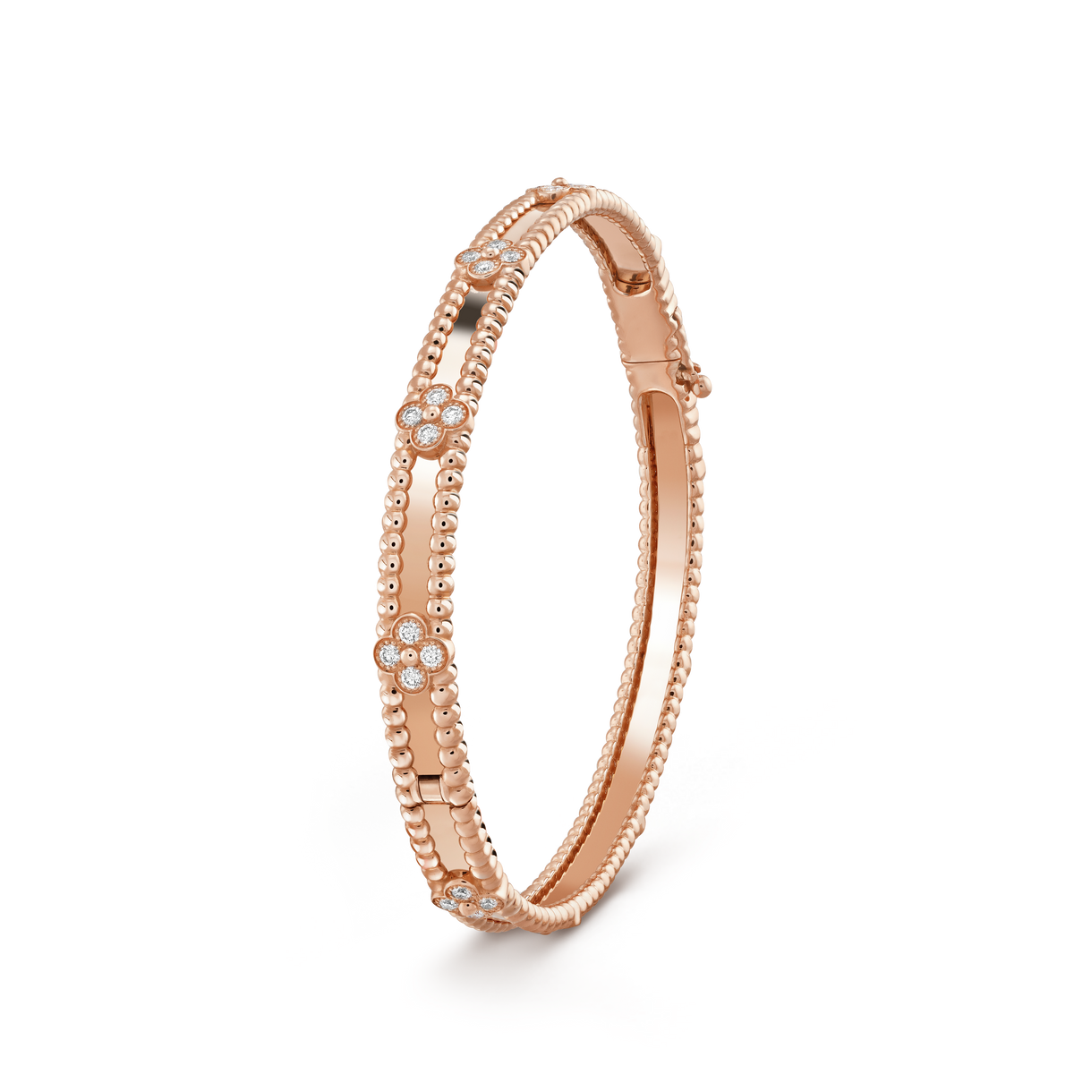 [Leaves]CLOVER BRACELET 4MM DIAMONDS