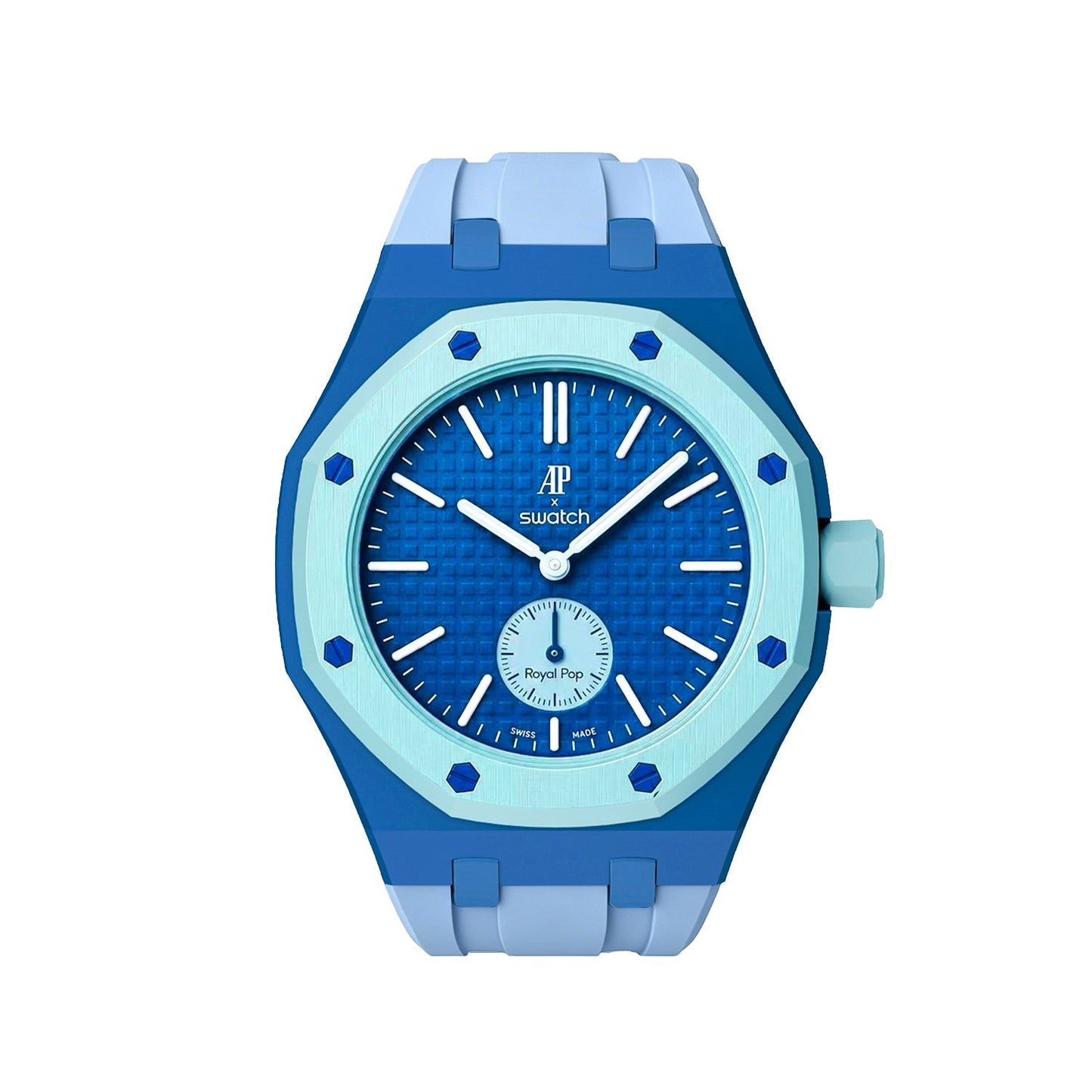 [Leaves]Royal Oak Pop Exclusive Bioceramic Case & Silicone Strap Mix Color