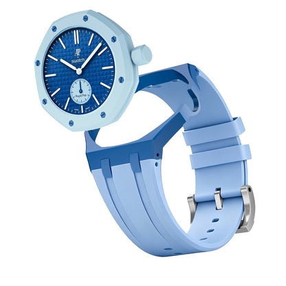 [Leaves]Royal Oak Pop Exclusive Bioceramic Case & Silicone Strap Mix Color