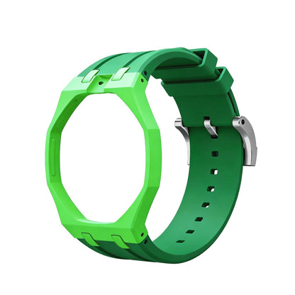 [Leaves]Royal Oak Pop Exclusive Bioceramic Case & Silicone Strap Mix Color