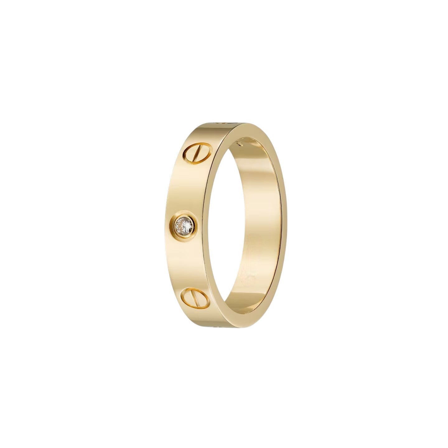 [Leaves]LOVE 4MM 1 DIAMOND RING