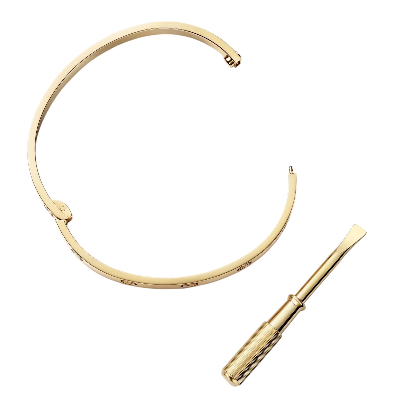 [Leaves]CLASSIC 6.1MM LOVE SINGLE-SCREW CLOSURE BANGLE