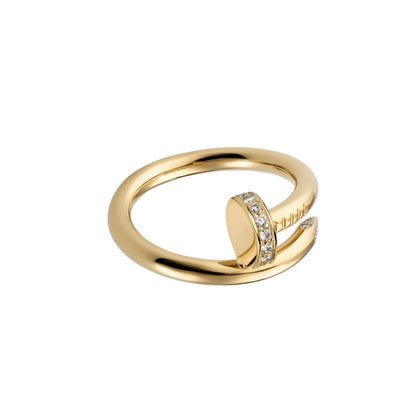 [Leaves]CLOU 2.6MM DIAMOND RING