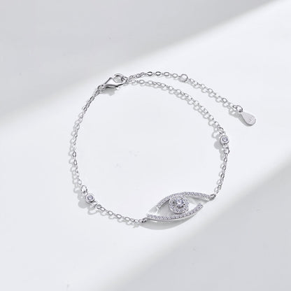 [Leaves]LUCKY EYE PAVÉ-SET DIAMOND BRACELET