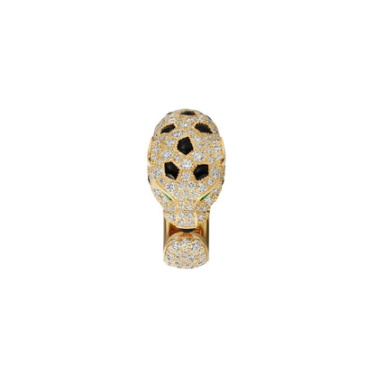 [Leaves]PANTHÈRE DE DIAMOND HALF-PAVÉ MEDIUM RING