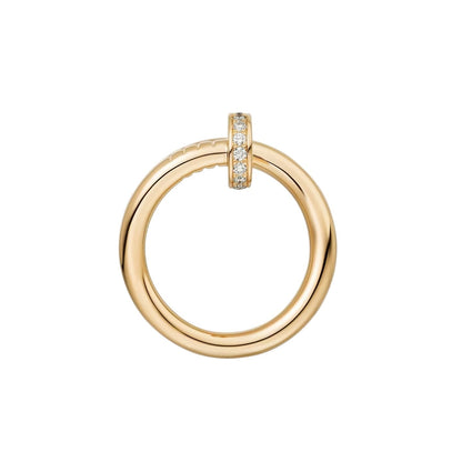 [Leaves]CLOU 2.6MM DIAMOND RING