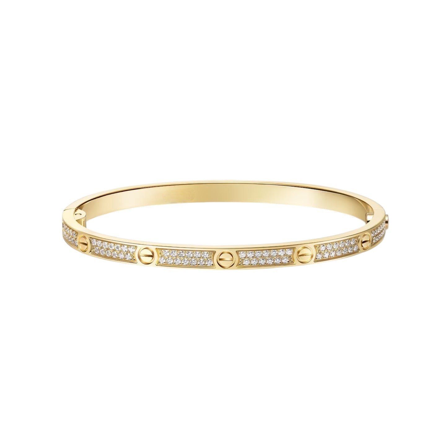 [Leaves]CLASSIC 3.65MM LOVE FULL PAVE BANGLE