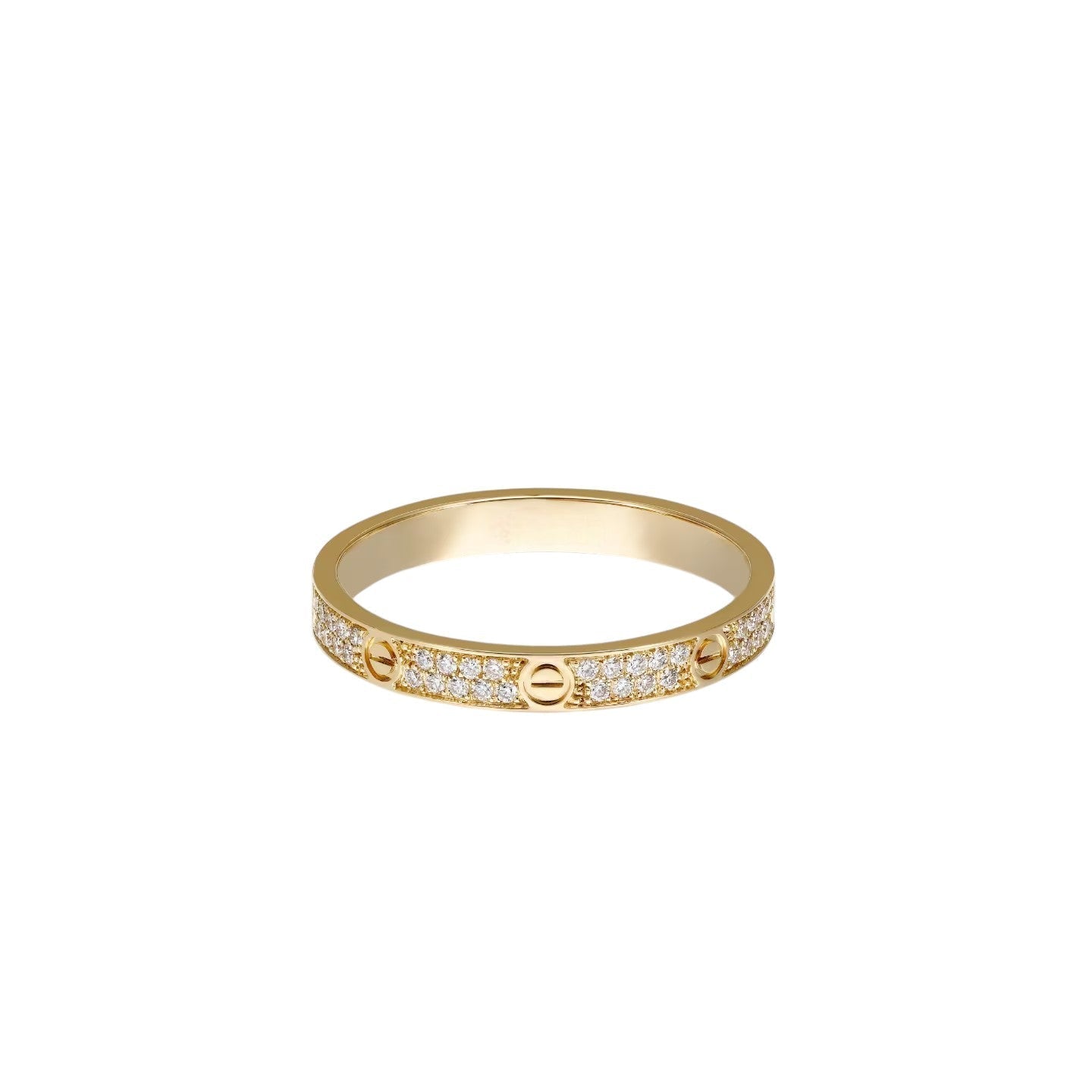[Leaves]LOVE 2.6MM PAVÉ DIAMOND RING