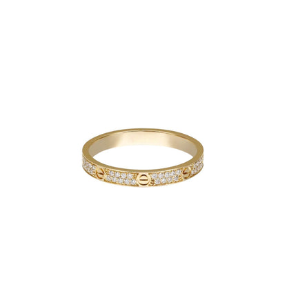 [Leaves]LOVE 2.6MM PAVÉ DIAMOND RING