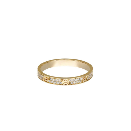 [Leaves]LOVE 2.6MM PAVÉ DIAMOND RING