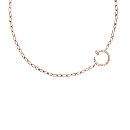 [Leaves]CLOU DIAMOND NAIL PENDANT NECKLACE