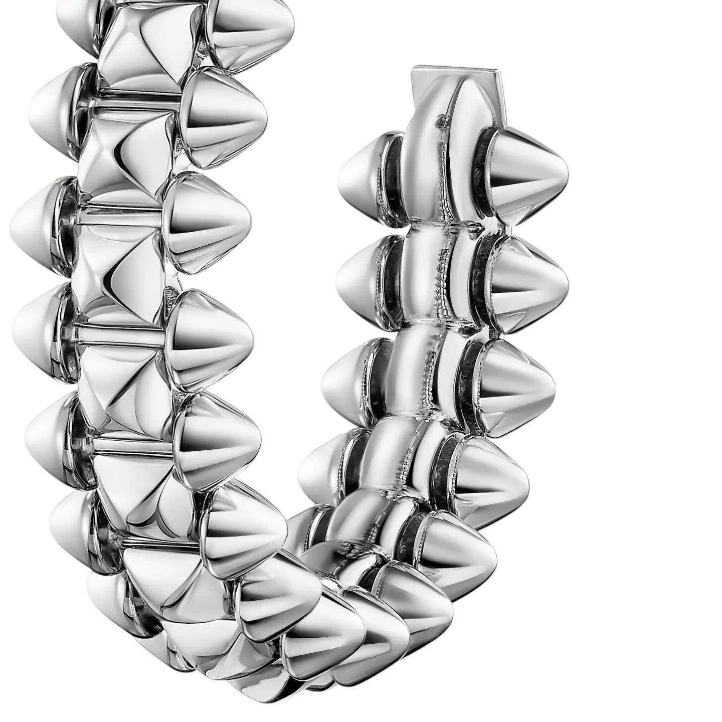 [Leaves]CLASH DE 6.4MM HOOP SMALL MODEL EARRINGS
