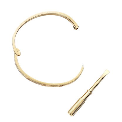[Leaves]CLASSIC 3.65MM LOVE FULL PAVE BANGLE