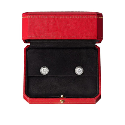 [Leaves]D'AMOUR 5MM DIAMOND STUD EARRINGS