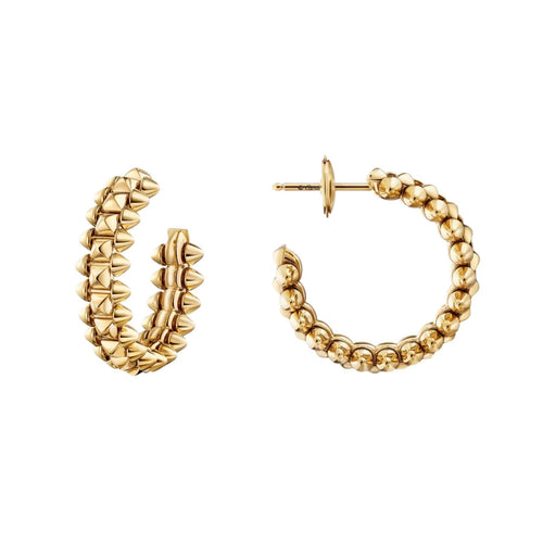 [Leaves]CLASH DE 6.4MM HOOP SMALL MODEL EARRINGS