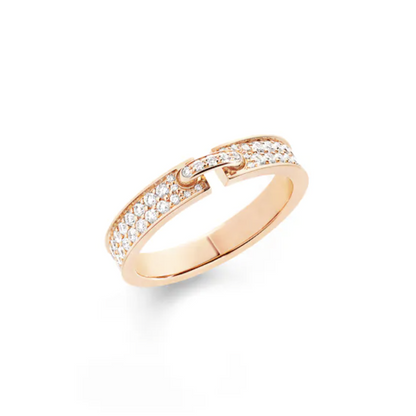 [Leaves]ALLIANCE LIENS VIDENCE PAVED DIAMOND 4MM RING