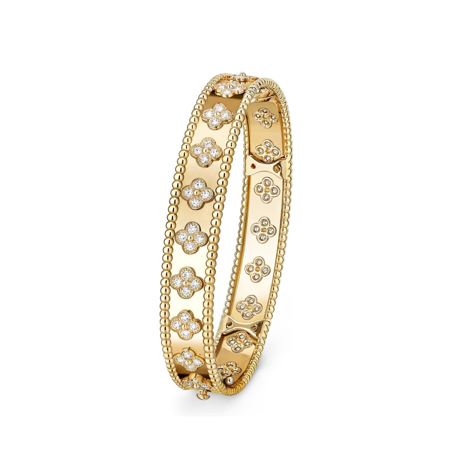 [Leaves]KALEIDOSCOPE RADIANCE WIDE BANGLE BRACELET