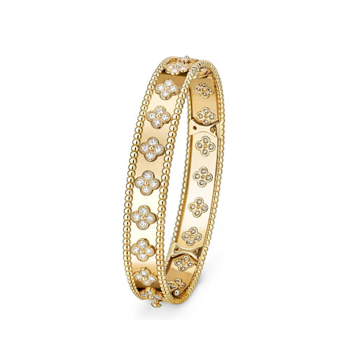 [Leaves]KALEIDOSCOPE RADIANCE WIDE BANGLE BRACELET