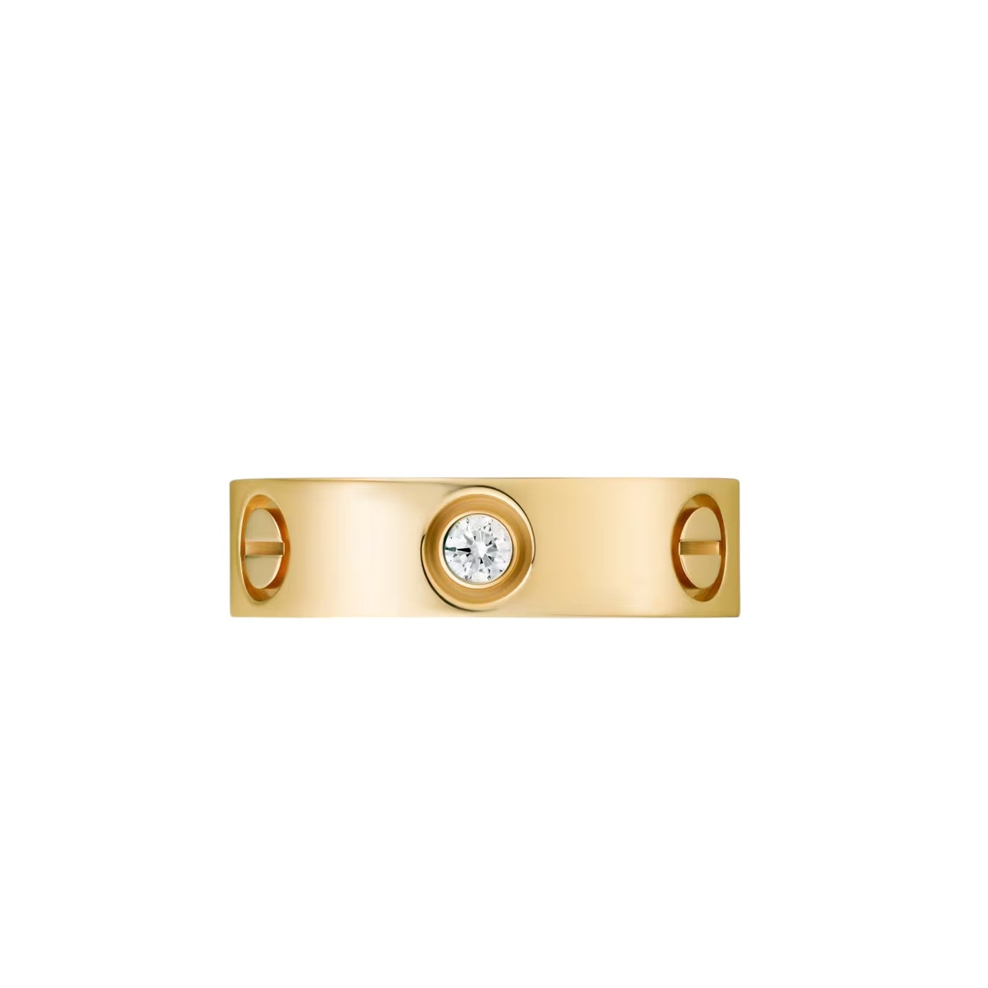 [Leaves]LOVE 5.5MM 3 DIAMONDS RING