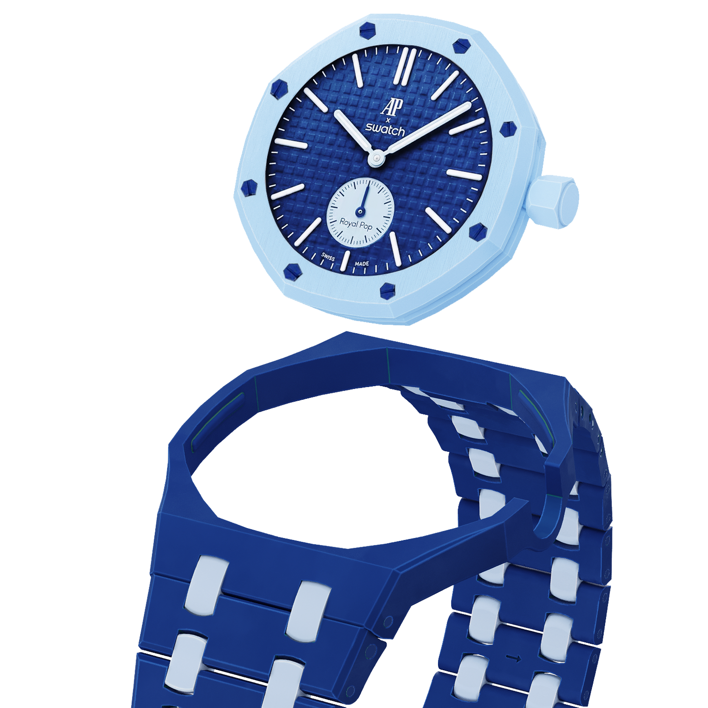 [Leaves]Royal Oak Pop Exclusive Bioceramic Case & Bioceramic Strap Mix Color