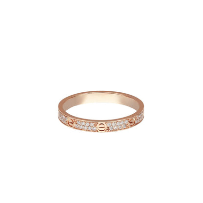 [Leaves]LOVE 2.6MM PAVÉ DIAMOND RING