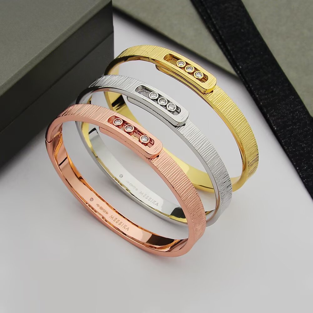 [Leaves]MOVE NOA CISELÉ BANGLE BRACELET
