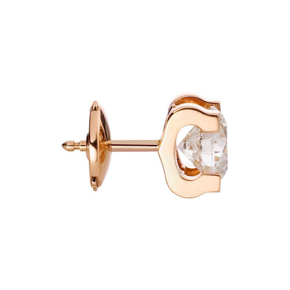 [Leaves]C DE DIAMOND STUD EARRINGS