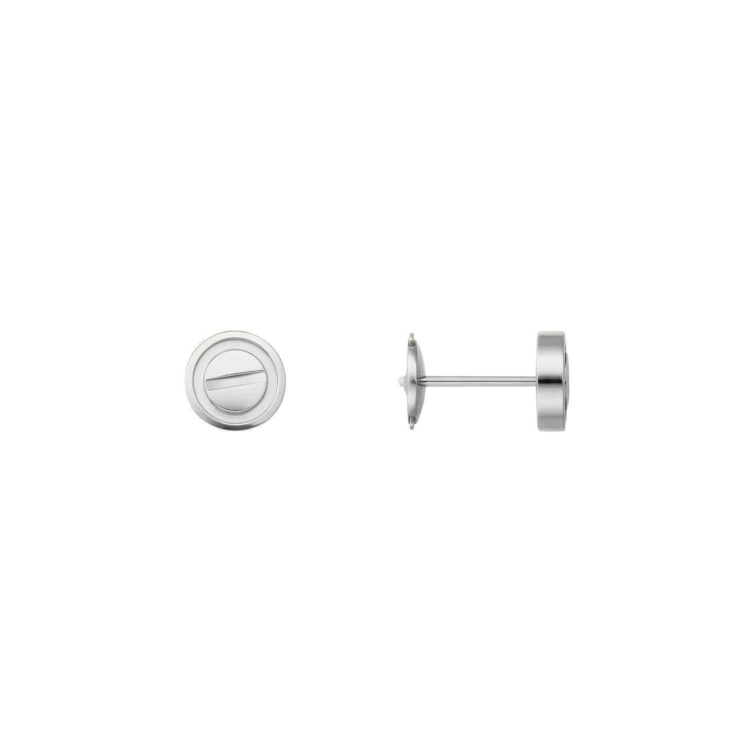 [Leaves]LOVE 7.2MM HOOP EARRINGS