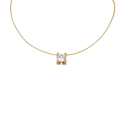 [Leaves]C DE PENDANT DIAMOND NECKLACE