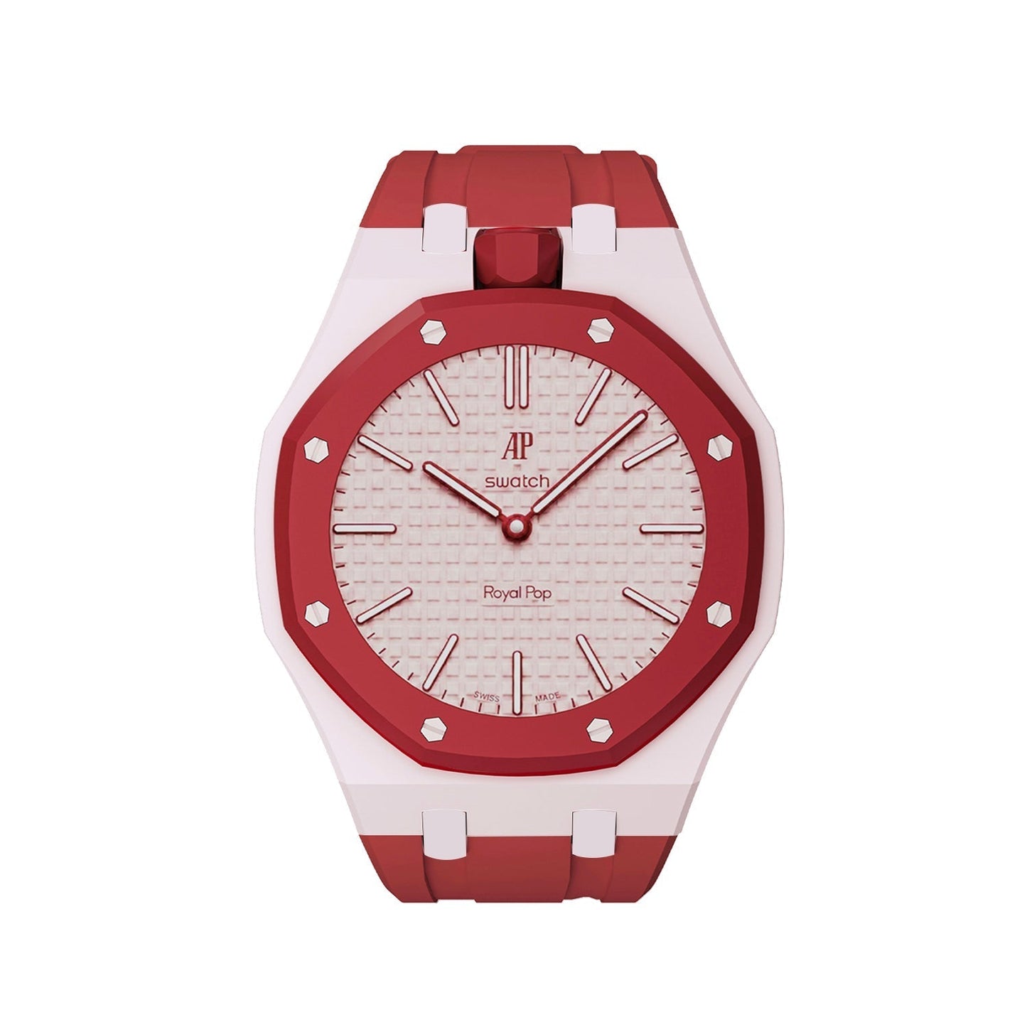 [Leaves]Royal Oak Pop Exclusive Bioceramic Case & Silicone Strap Mix Color