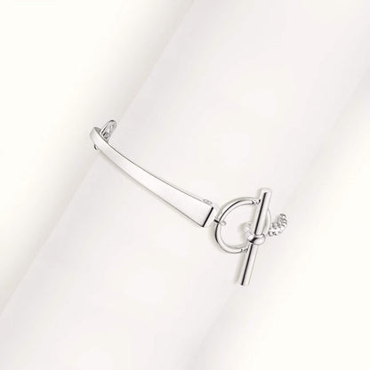 [Leaves]CLOU DE FORGE BRACELET WITH SQUARE CONE STUDS