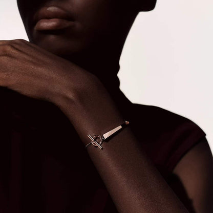 [Leaves]CLOU DE FORGE BRACELET WITH SQUARE CONE STUDS