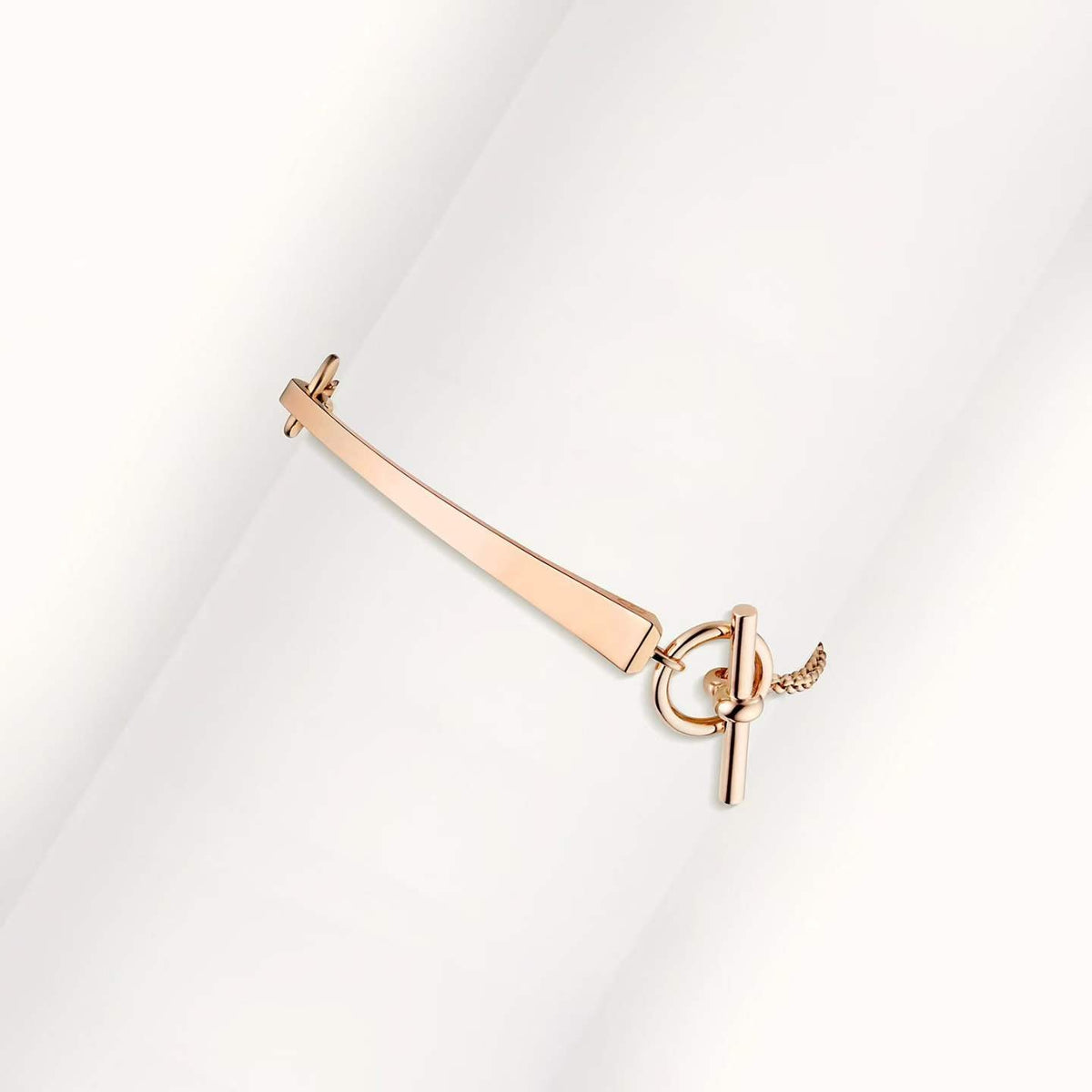 [Leaves]CLOU DE FORGE BRACELET WITH SQUARE CONE STUDS
