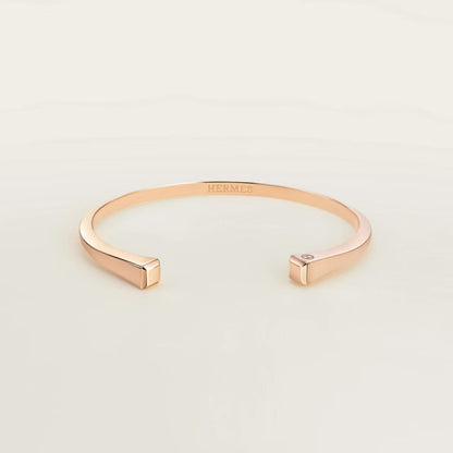 [Leaves]CLOU DE FORGE SQUARE CONE STUDS OPEN CUFF ONE SIZE