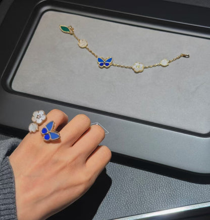 [Leaves ]LUCKY SPRING GOLD RING