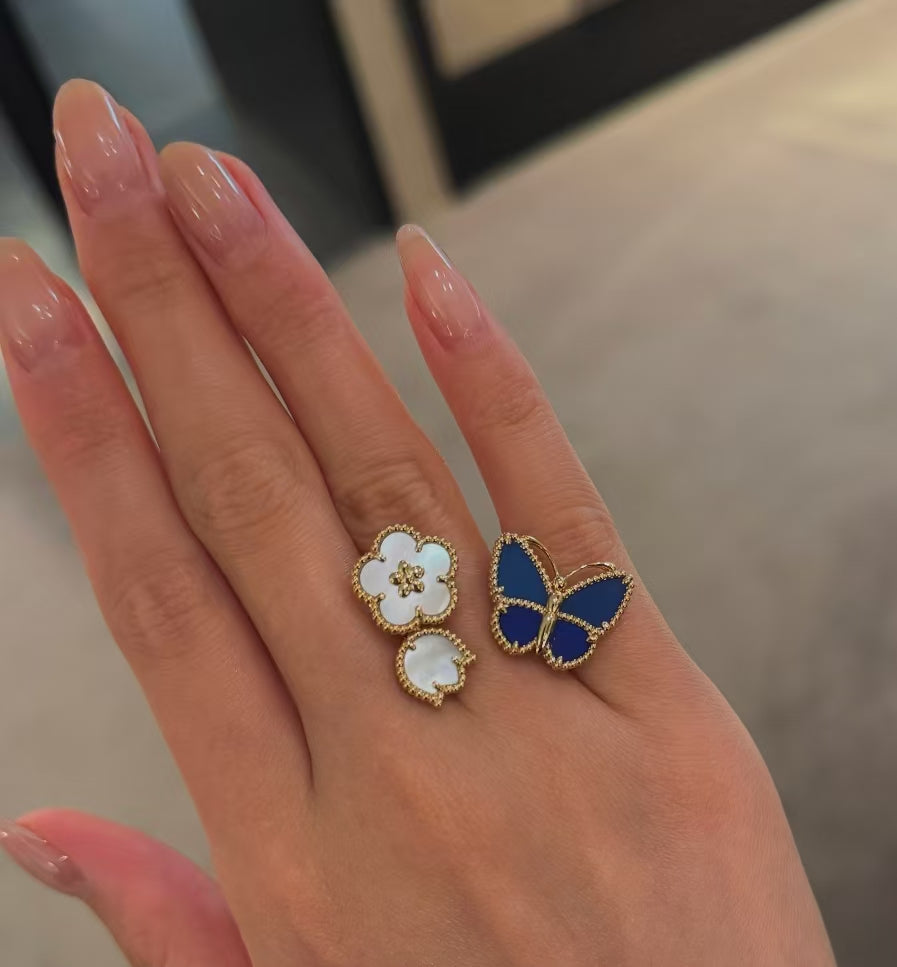 [Leaves ]LUCKY SPRING GOLD RING