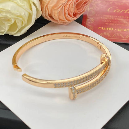 [Leaves]NEW ROSE GOLD 6.1MM BRACELET