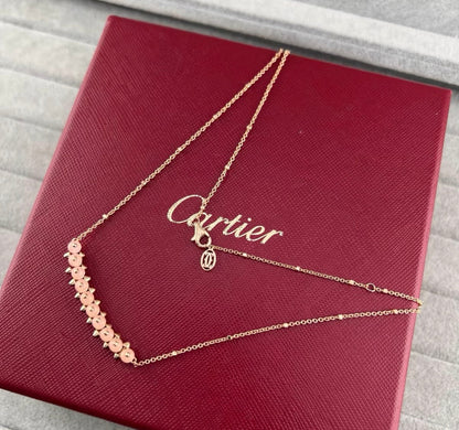 [：Leaves]CLASH COLLECTION AGATE CHALCEDONY STUD NECKLACE