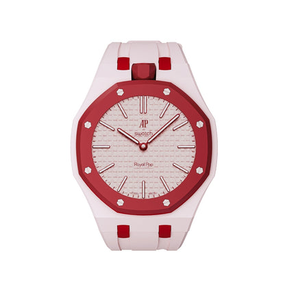 [Leaves]Royal Oak Pop Exclusive Bioceramic Case & Silicone Strap Mix Color