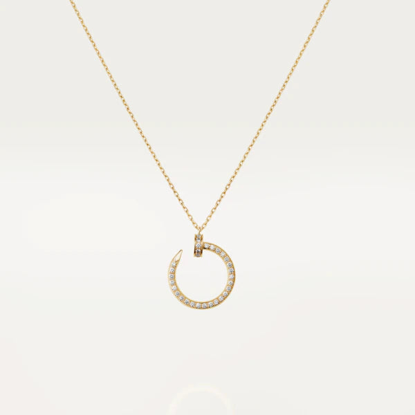 [Leaves]JUSTE NECKLACE GOLD DIAMONDS