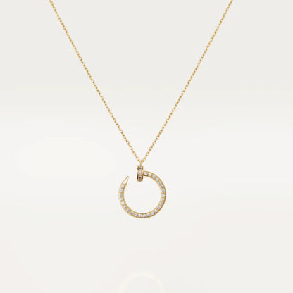 [Leaves]JUSTE NECKLACE GOLD DIAMONDS