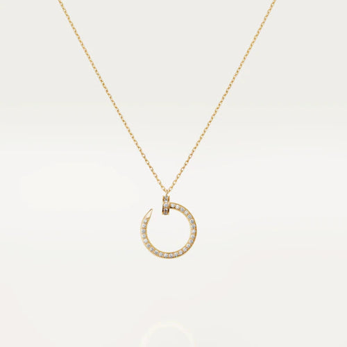 [Leaves]JUSTE NECKLACE GOLD DIAMONDS