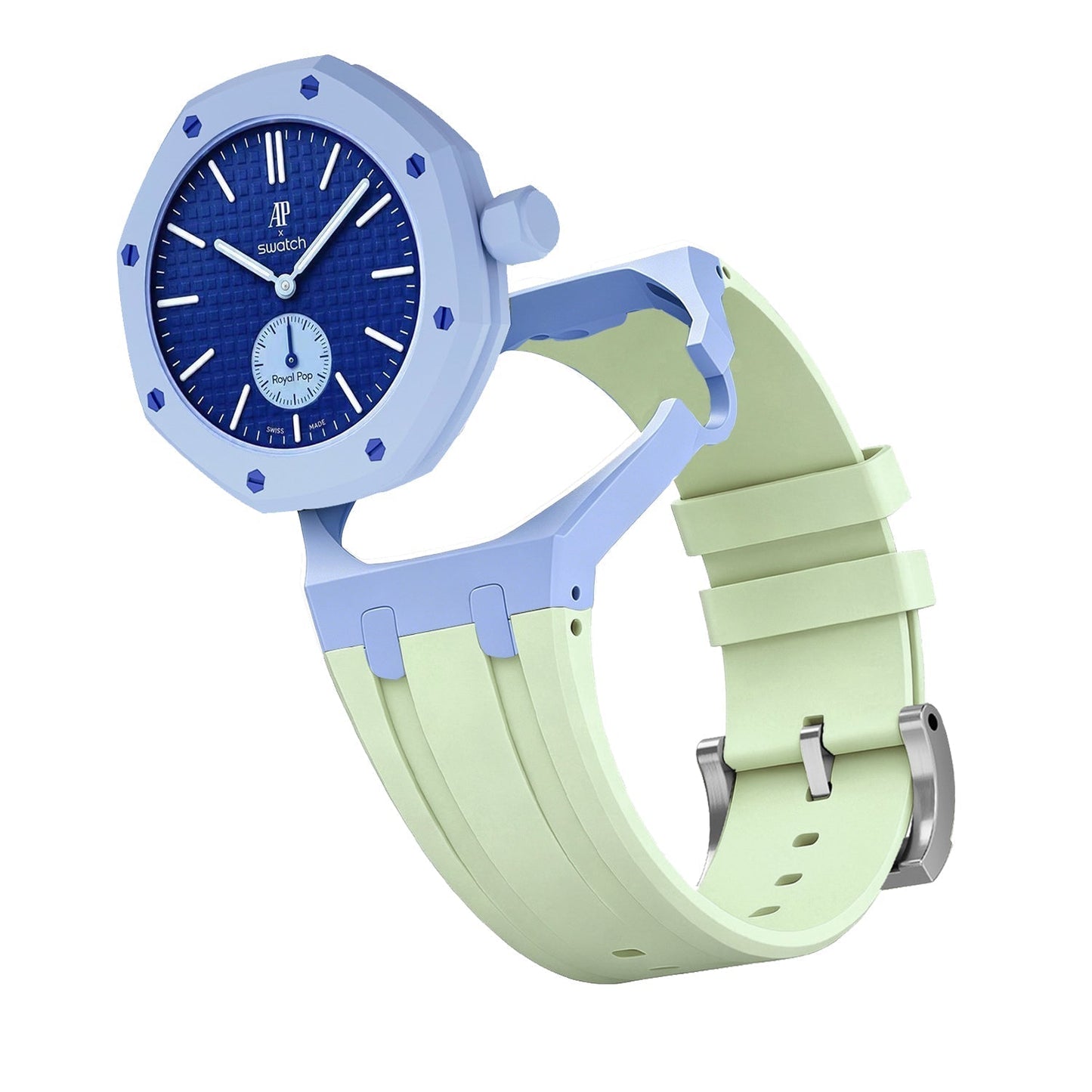 [Leaves]Royal Oak Pop Exclusive Bioceramic Case & Silicone Strap Mix Color