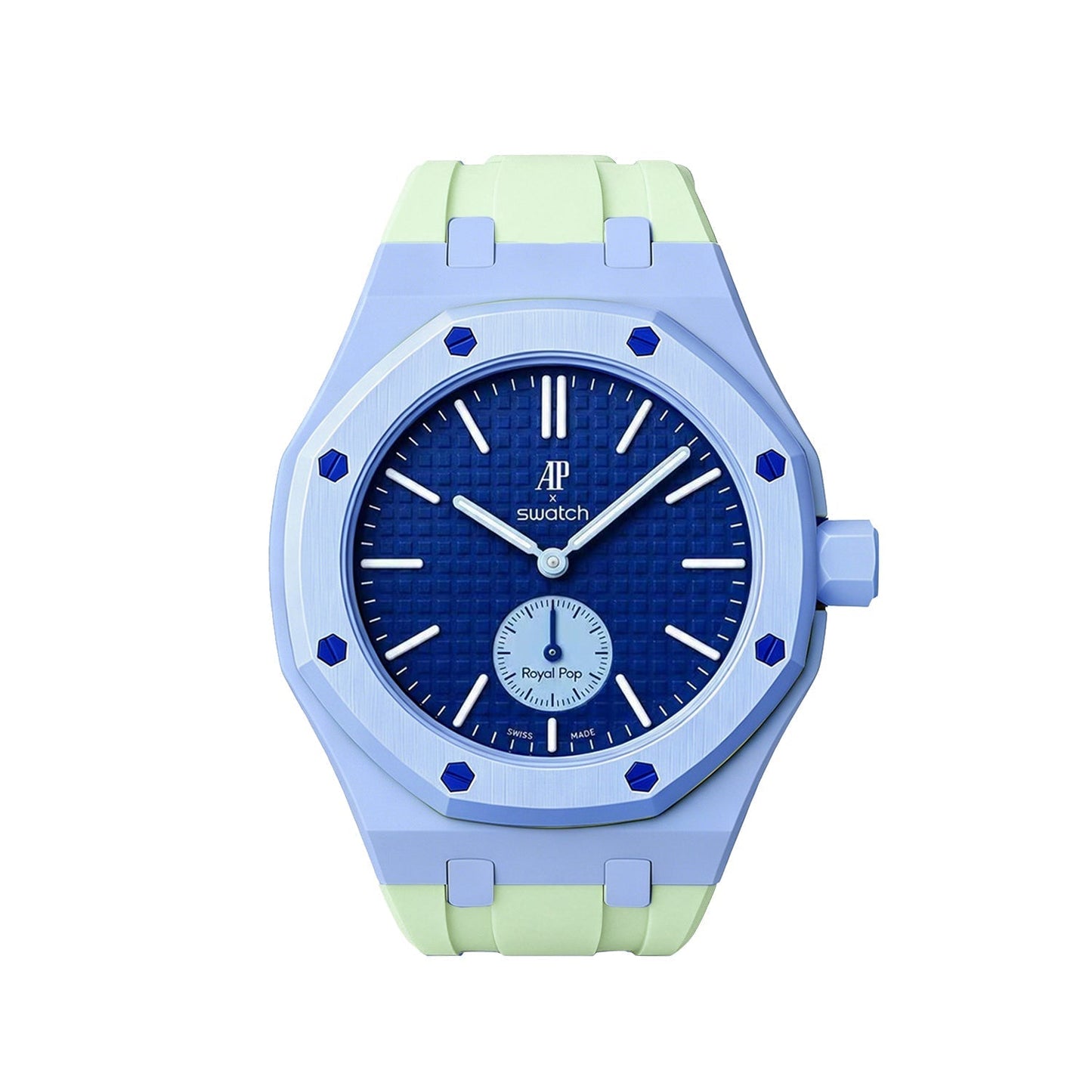 [Leaves]Royal Oak Pop Exclusive Bioceramic Case & Silicone Strap Mix Color