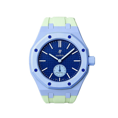 [Leaves]Royal Oak Pop Exclusive Bioceramic Case & Silicone Strap Mix Color