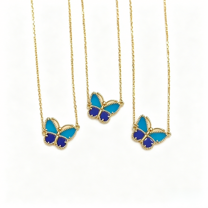 [Leaves] 2026 NEW LUCKY BUTTERFLY 1 MOTIFS NECKLACE